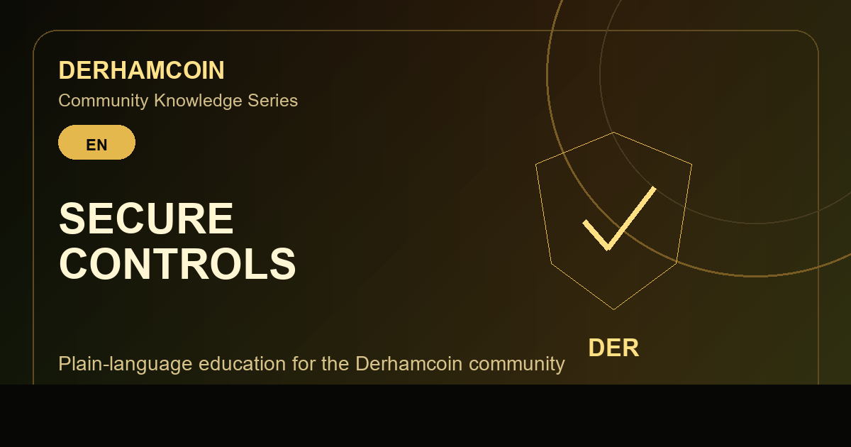 Technical Admin Role in Derhamcoin | دور الأدمن التقني